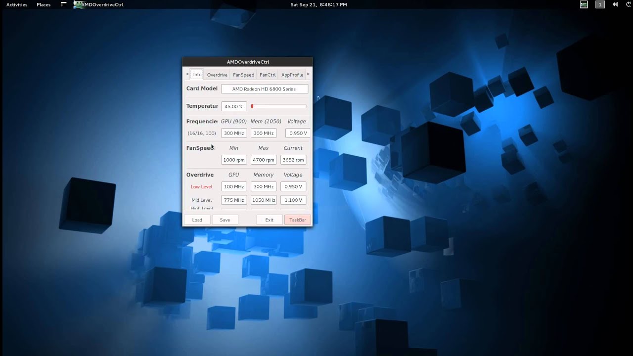 Linux: AMD Overdrive Control - YouTube