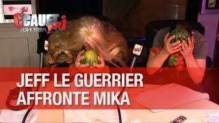 Jeff le guerrier affronte Mika le fou furieux à la pastèque - C'Cauet sur NRJ