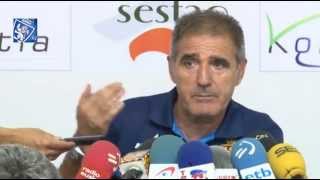 Paco Herrera en rueda de prensa 31/7/2013