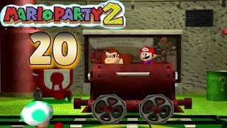 Let's Play Mario Party 2 Part 20: Minispiel-Bahn auf schwer!