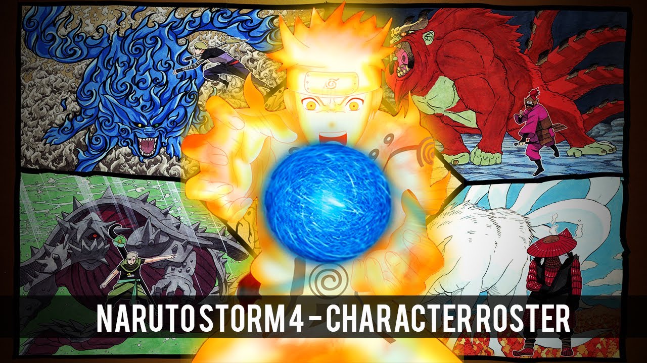 naruto storm 4 character roster