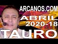 Video Horóscopo Semanal TAURO  del 26 Abril al 2 Mayo 2020 (Semana 2020-18) (Lectura del Tarot)