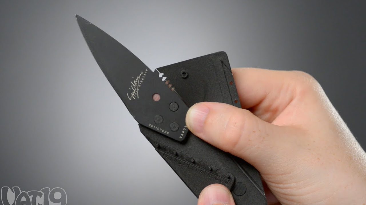 CardSharp Credit Card Knife - YouTube