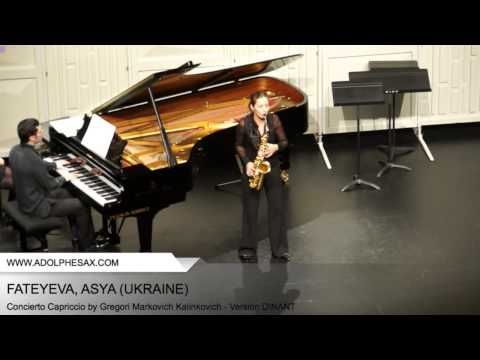 Dinant 2014 - Fateyeva, Asya - Concerto Capriccio by Gregori Markovich Kalinkovich