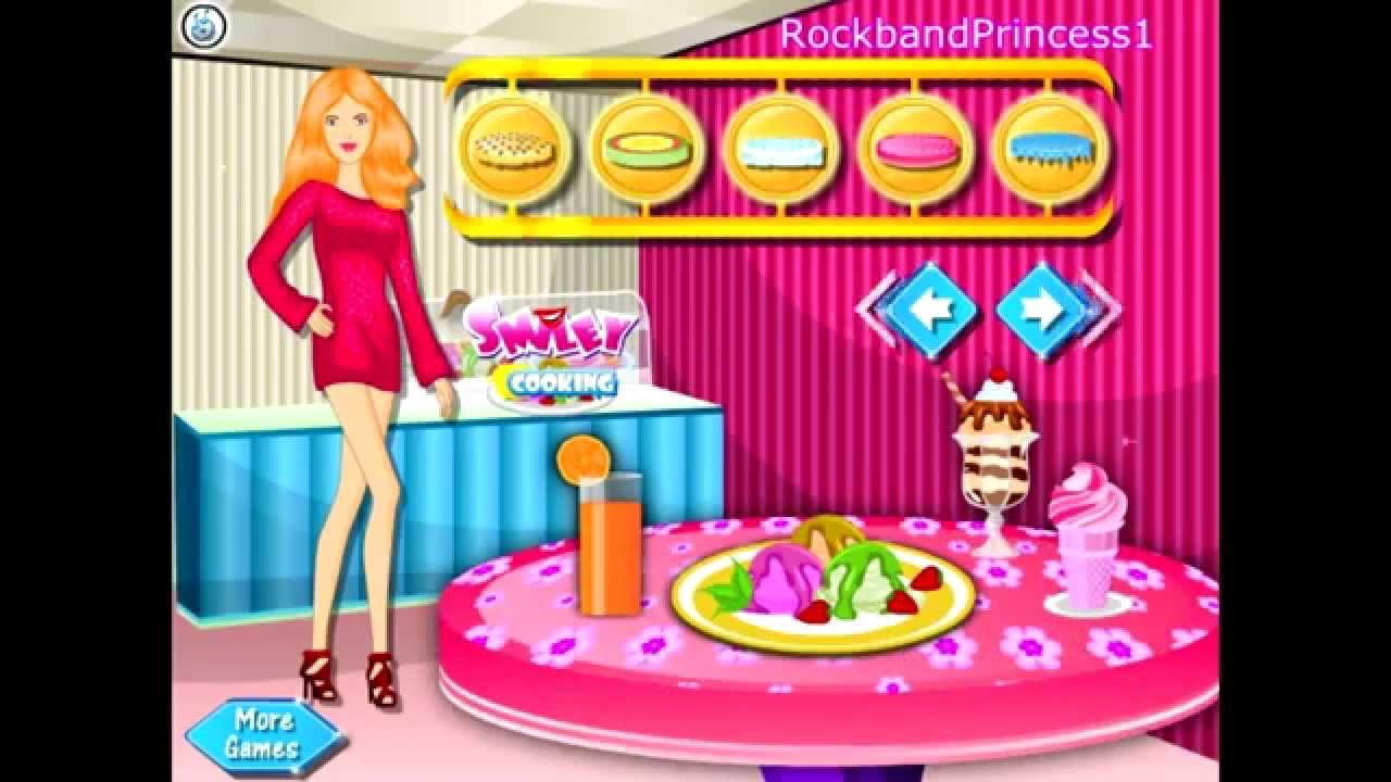 Barbie+Cartoon+YouTube Barbie Ice Cream Shop - Fun Baby and Kids Cartoon Games - YouTube