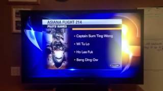 KTVU Asiana 214 FAIL