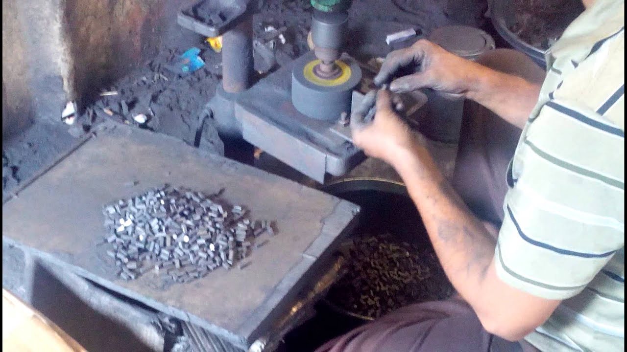 Making of carbon brush YouTube