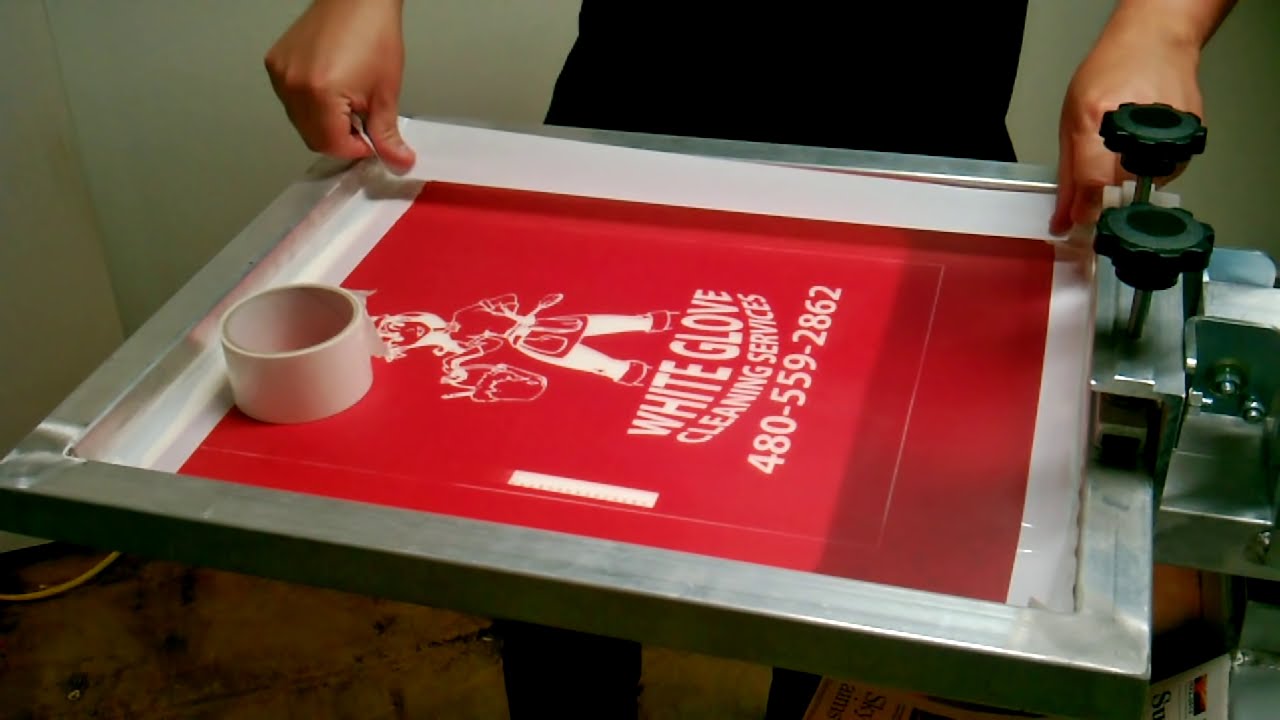 Screen Printing Process From Start To Finish, Thanks To Ryonet! - YouTube