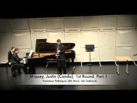 Massey, Justin (Canada). 1st Round. Part 1