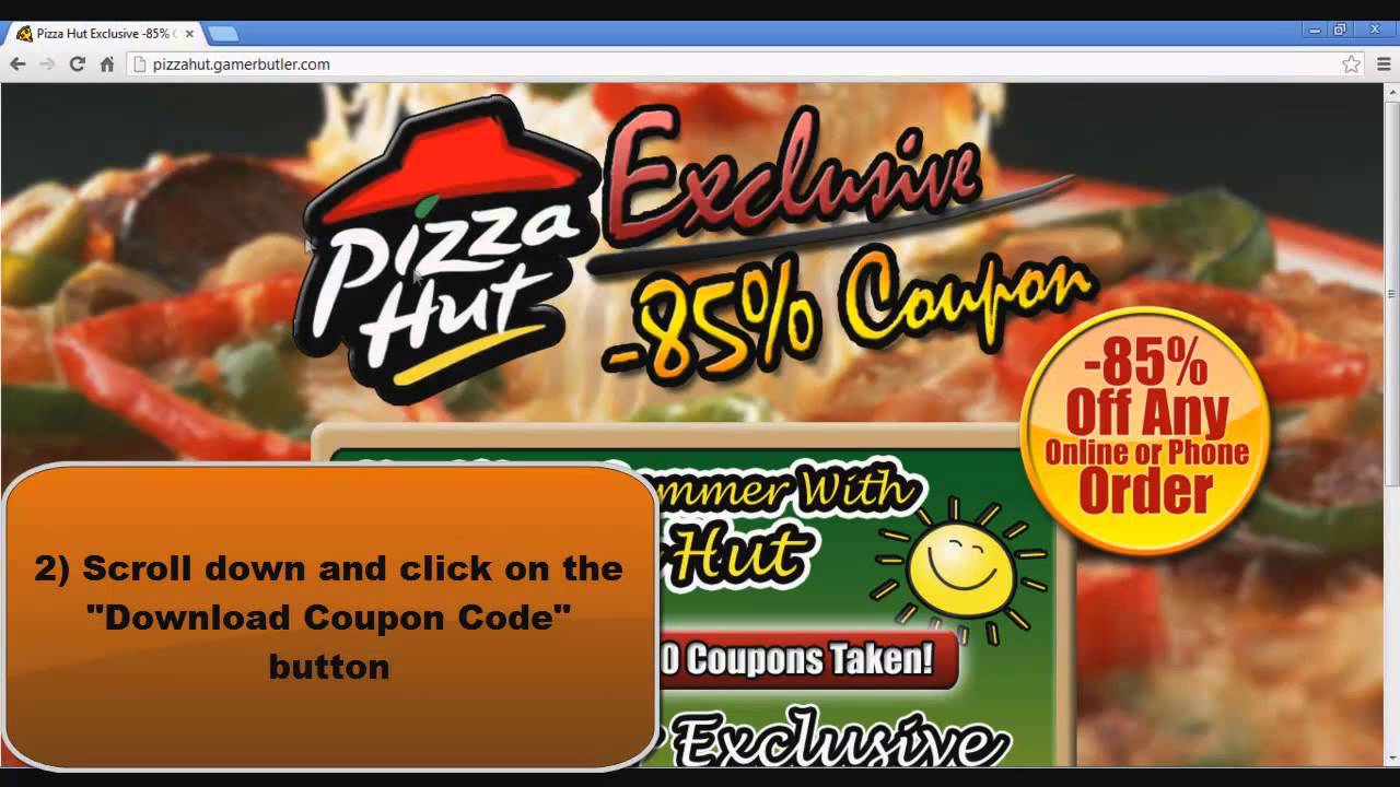 Working pizza hut coupons