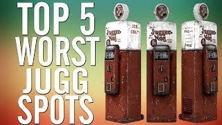 *NEW* "Top 5 WORST Juggernog Spots"/"Top 5 WORST Juggernog Locations"! "WaW, Bo & Bo2 Zombies"!