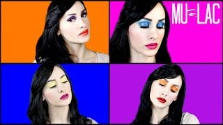 Pop-Art makeup tutorial - MULAC