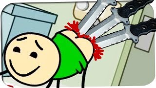 HAPPY WHEELS - MESSER im ARSCH! ☆ Let's Play Happy Wheels