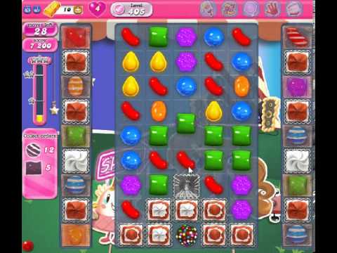 How to beat Candy Crush Saga Level 405 - 3 Stars - No Boosters - 59