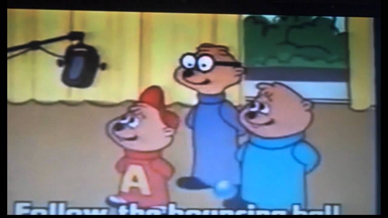 alvin and the chipmunks SING ALONG intro - YouTube