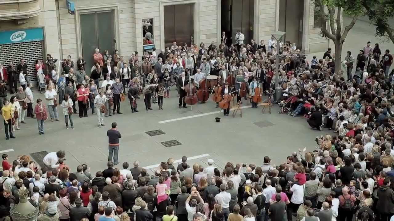 Flashmob Flash Mob - Ode an die Freude ( Ode to Joy ) Beethoven