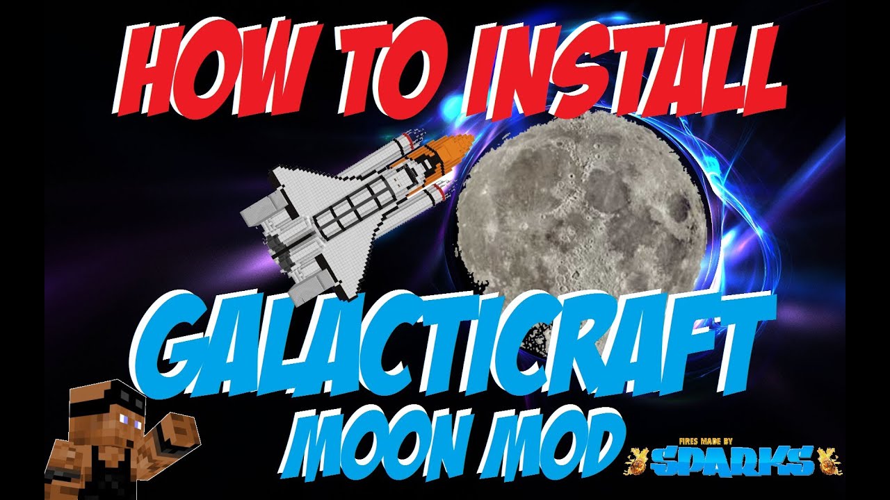 (How to Install) Galacticraft Moon Mod (1.6.4) - YouTube