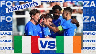 Highlights Under 21: Italia-Irlanda 4-1 (14 giugno 2022)