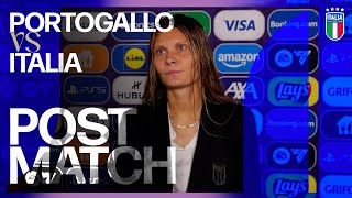 Le parole delle Azzurre | Portogallo-Italia 1-1 | Women’s EURO 2025