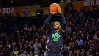 Carmelo Anthony Breaks an All-Star Record From Behind the Arc!