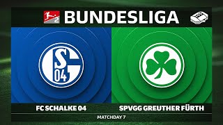 FC Schalke 04 vs. SpVgg Greuther Fürth | Matchday 7 — Bundesliga 2 2025/26