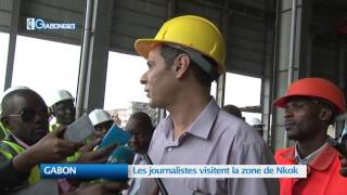 GABON : Les journalistes visitent la zone de Nkok