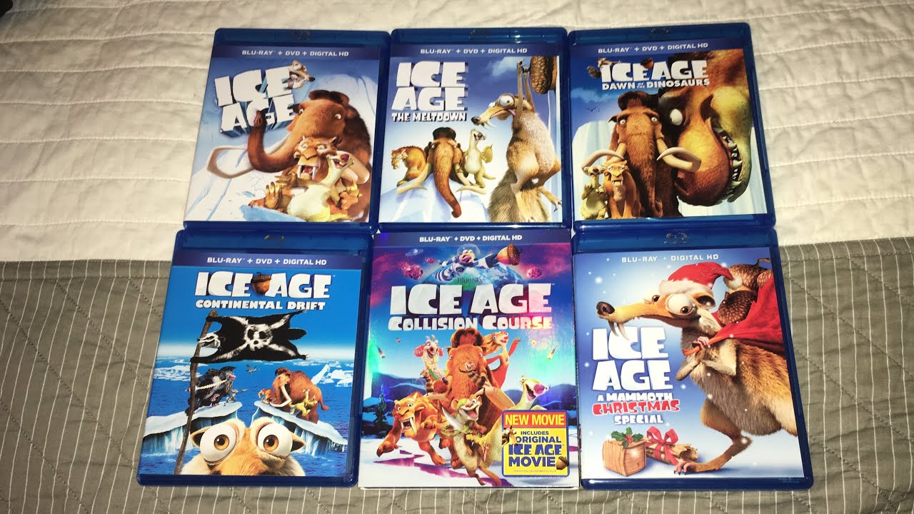 Ice Age 5 Films Collection DVD Unboxing Part 1.