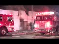 LAFD / Vacant Church & Commercial Fire