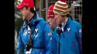 Thomas Morgenstern Upadek Fall Kulm 10.012014 100 m