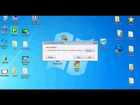 Changing Windows 7 Starter Background (FREE) - YouTube