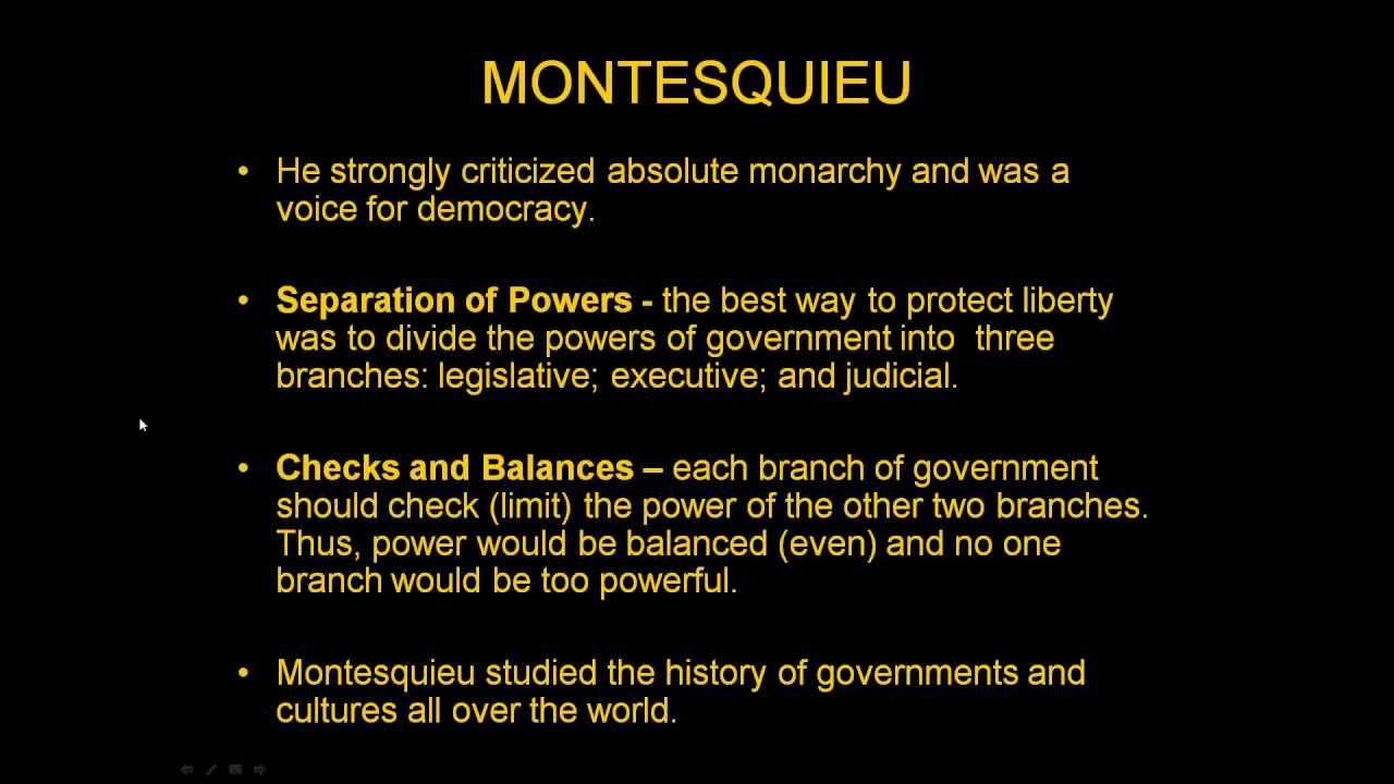 6 Enlightenment Philosophers - Montesquieu - YouTube