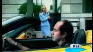 Chevrolet Corvette cabrio funny TV commercial