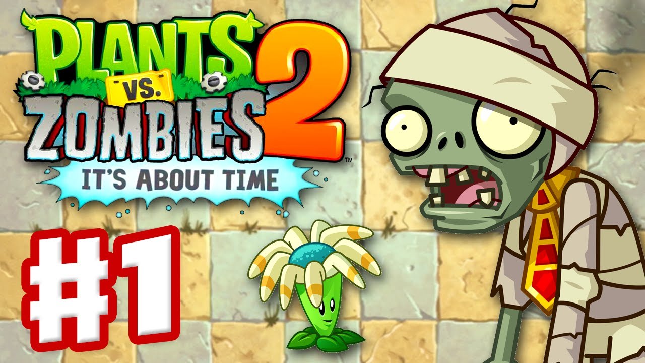 Plants vs. Zombies 2: It's About Time - Gameplay Walkthrough Part 1