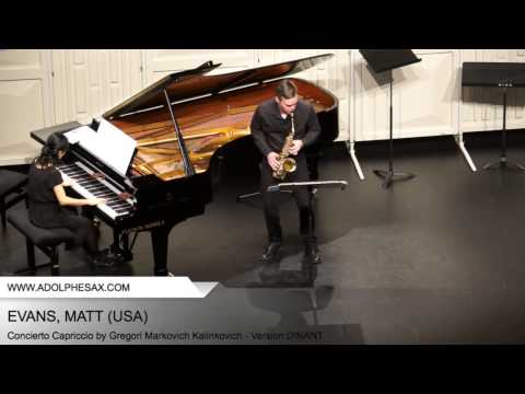 Dinant 2014 - Evans, Matt - Concerto Capriccio by Gregori Markovich Kalinkovich