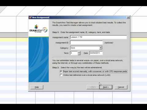 ExamView Test Manager using Pulse.wmv - YouTube