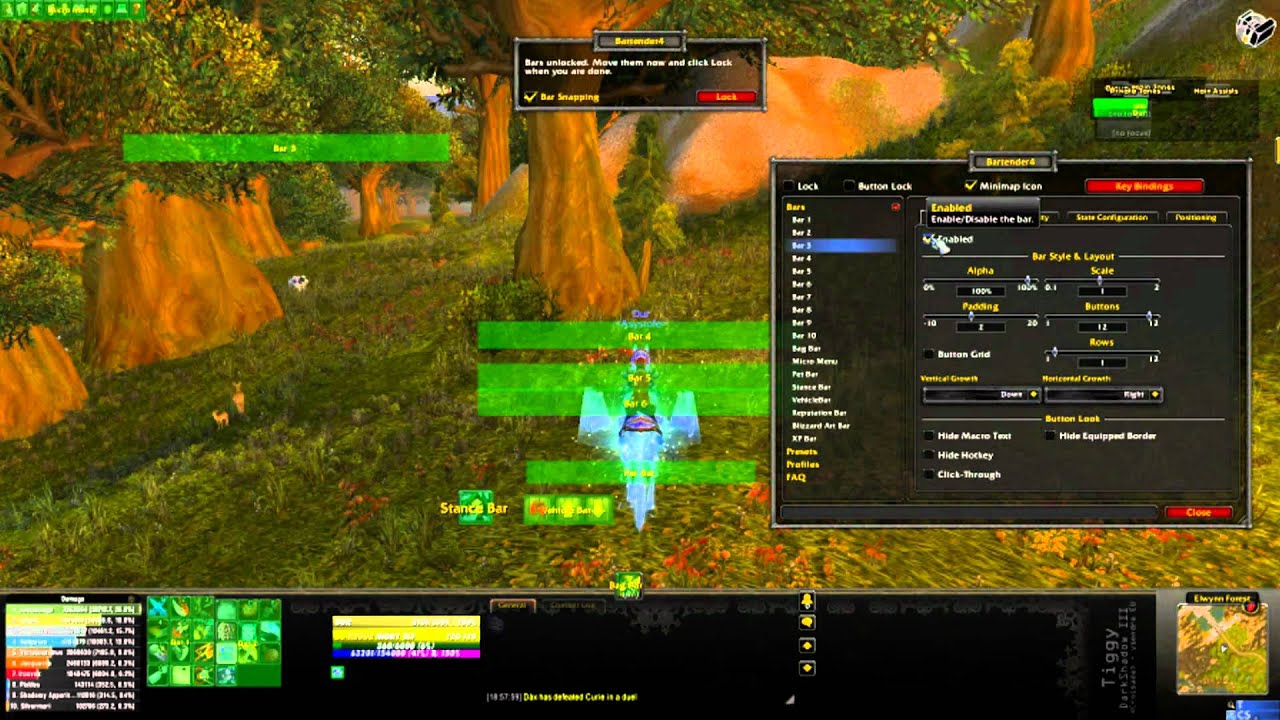 Bartender WoW Addon - Addon Assistant - YouTube