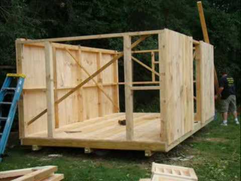 Building a shed in under 2 min! - YouTube