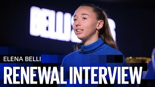 ELENA BELLI | EXCLUSIVE INTER TV RENEWAL INTERVIEW | #Belli2026 #InterWomen ⚫🔵?