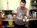 Outboard water pump impeller in a 4 hp Johnson straight shaft (non-weedless)