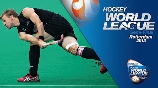 Belgium vs New Zealand Men's Hockey World League Rotterdam Semi-Finals [21/6/13]