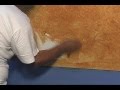 Textura envejecida con los dedos