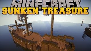 Minecraft: SUNKEN TREASURES (EXPLORE SHIPS FOR GREAT REWARDS!) Mod Showcase