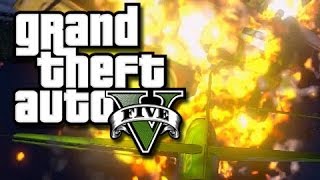 GTA 5 Online Stunts and Fails! - Upside Down Tunnel Planes! (GTA V Fails and Funny Moments!)