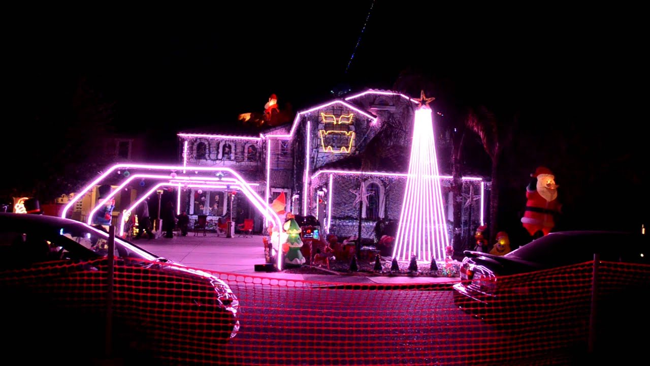Christmas Lights in Queen Creek, AZ 2012..Gangnam Style and Christmas ...