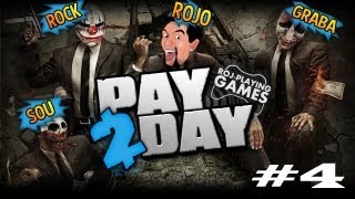 Rock & Rojo & Graba & Sou w PayDay 2 #4 (Roj-Playing Games!)