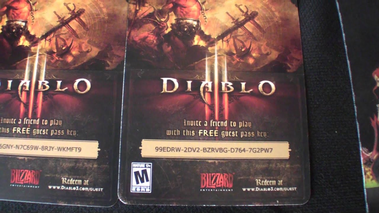 Diablo 3 Guest Passes + My Character On Diablo 3 - YouTube