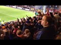 Rangers Fans at Glasgow Youth Cup Final v Celtic 29/4/13 Full Time Whistle and Madness 3-2