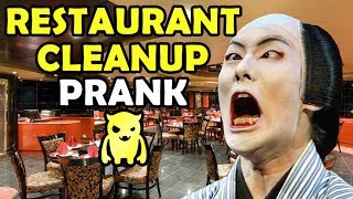 Asian Restaurant Cleanup Prank - Ownage Pranks