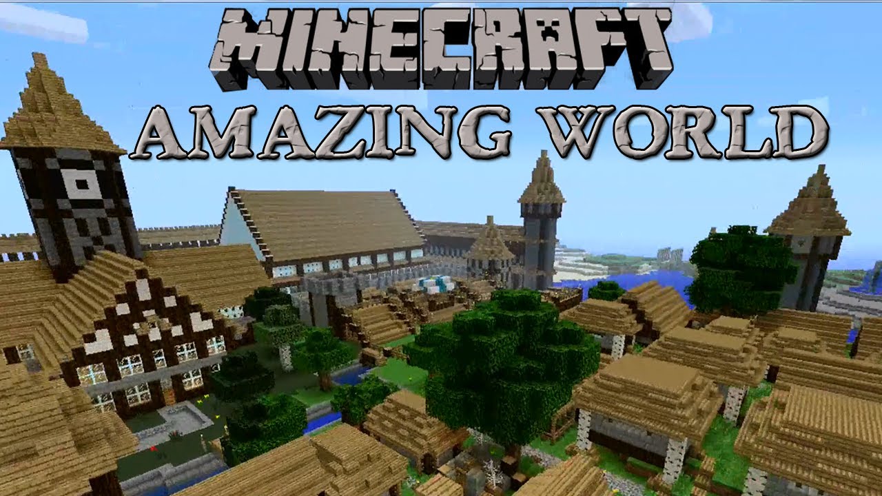 CREATE - Minecraft Xbox 360 Edition Amazing World - YouTube