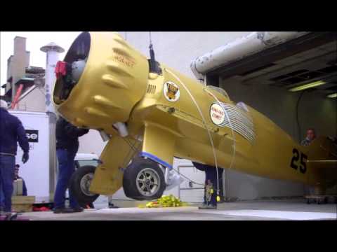 Moving Our Wedell-Williams Model 44 - YouTube